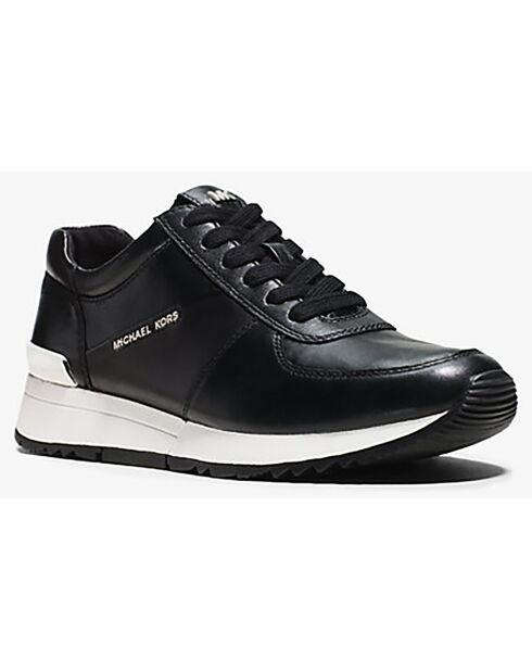 Baskets en Cuir Allie noires