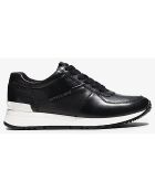 Baskets en Cuir Allie noires