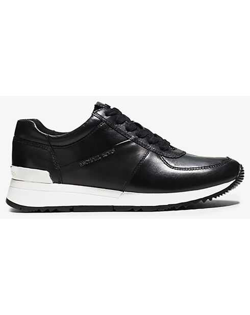 Baskets en Cuir Allie noires