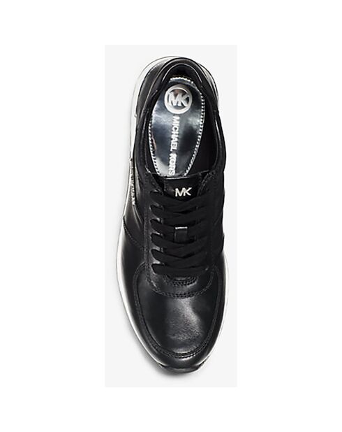 Baskets en Cuir Allie noires