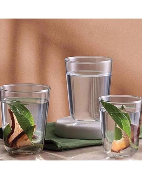 6 bicchieri trasparenti - 120 ml