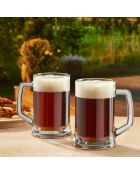 6 Verres transparents - 500 ml
