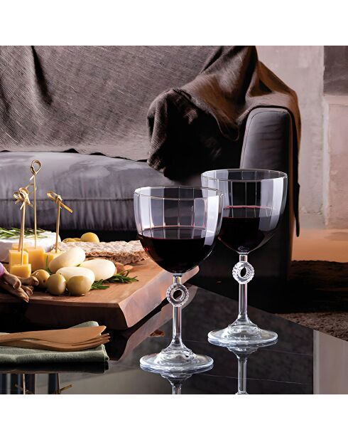 6 Verres transparents - 270 ml