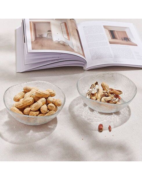 6 ciotole trasparenti da 200 ml