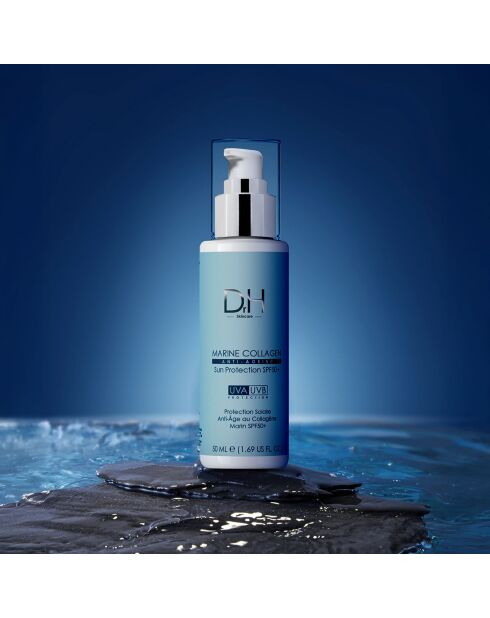 Crema solar de colágeno marino antienvejecimiento SPF 50 50 ml