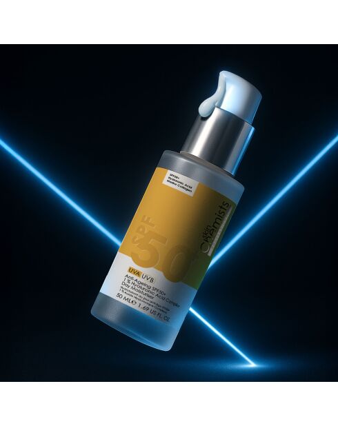 Feuchtigkeitsspendende Anti-Aging-Tagescreme SPF50 1% Hyaluronsäure 50 ml