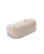 Canapé Velours Lyna 2 Places beige - 180x114x72 cm