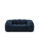 Canapé Velours Lyna 2 Places bleu roi - 180x114x72 cm