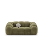 Canapé Velours Lyna 2 Places vert - 180x114x72 cm
