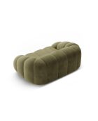 Canapé Velours Lyna 2 Places vert - 180x114x72 cm