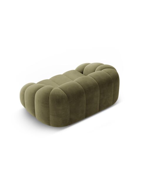 Canapé Velours Lyna 2 Places vert - 180x114x72 cm