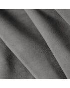 Canapé Velours Lyna 2 Places gris foncé - 180x114x72 cm