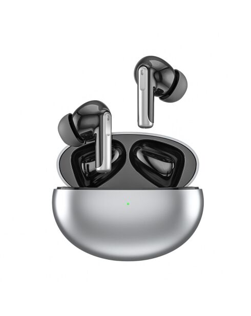 Ecouteurs sans fil (TWS) Bluetooth Edition COSMOS argentés