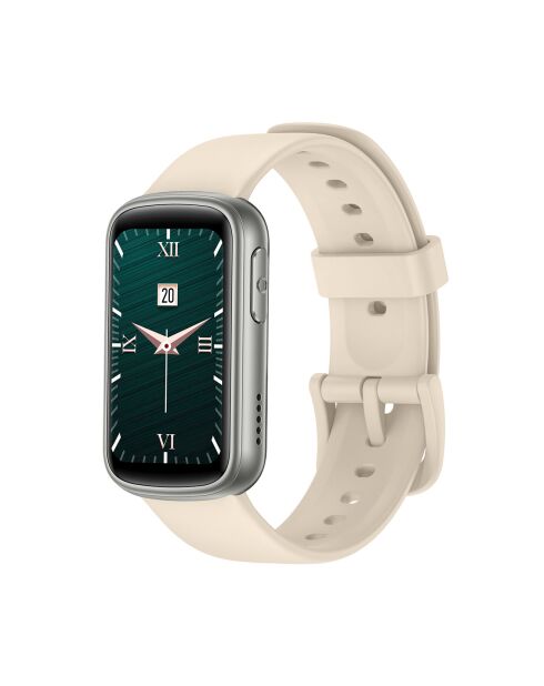 Montre connectée - Edition Bélissima avec bracelet en silicone beige