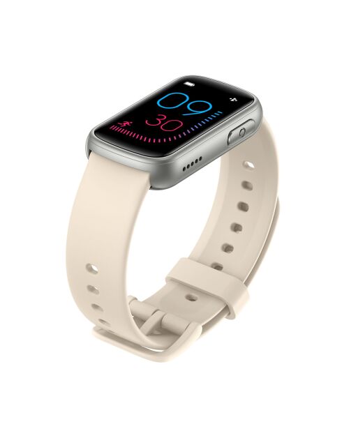 Montre connectée - Edition Bélissima avec bracelet en silicone beige