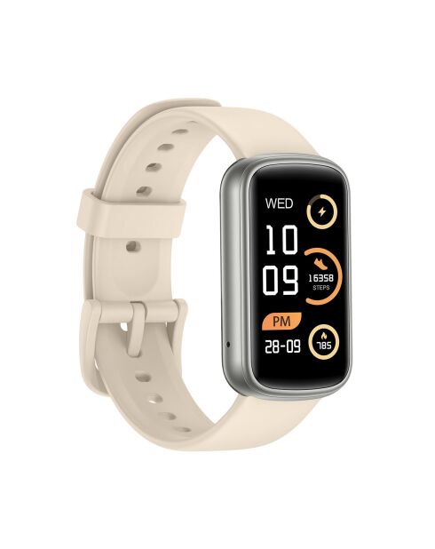 Montre connectée - Edition Bélissima avec bracelet en silicone beige