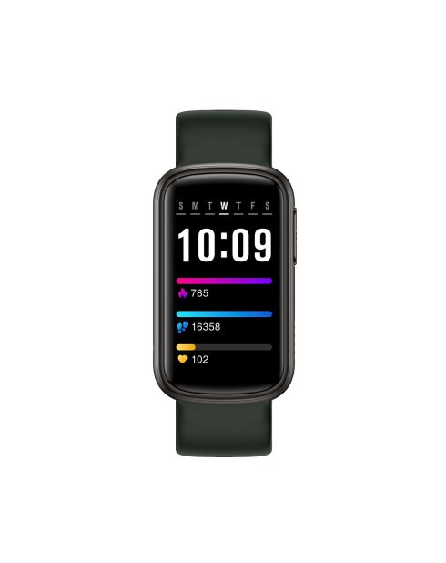 Montre connectée - Edition Bélissima avec bracelet en silicone noire