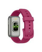 Reloj inteligente: edición Bélissima con correa de silicona color frambuesa