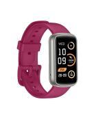 Reloj inteligente: edición Bélissima con correa de silicona color frambuesa