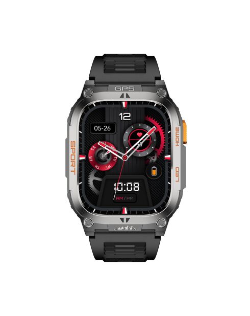 Montre connectée AMOLED NASA GPS edition Daytona noire