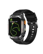 Montre connectée AMOLED NASA GPS edition Daytona noire