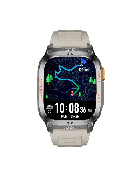 Montre connectée AMOLED NASA GPS edition Daytona grise