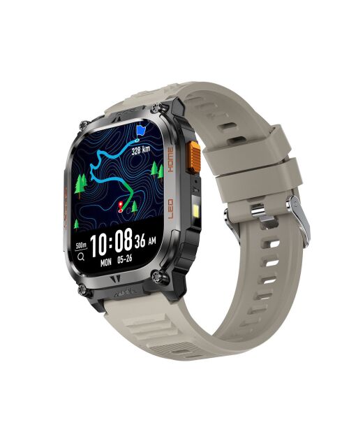 Montre connectée AMOLED NASA GPS edition Daytona grise