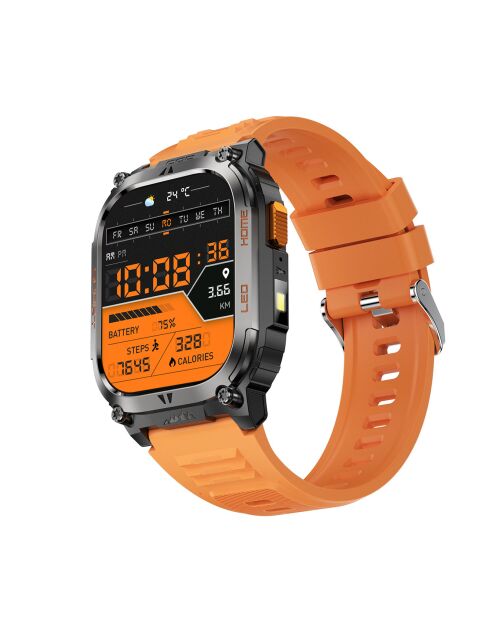Montre connectée AMOLED NASA GPS edition Daytona orange