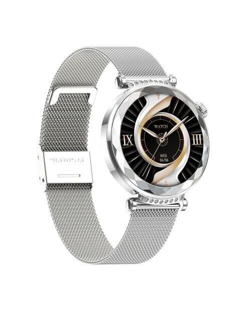 Montre connectée AMOLED- Edition Zénith argentée