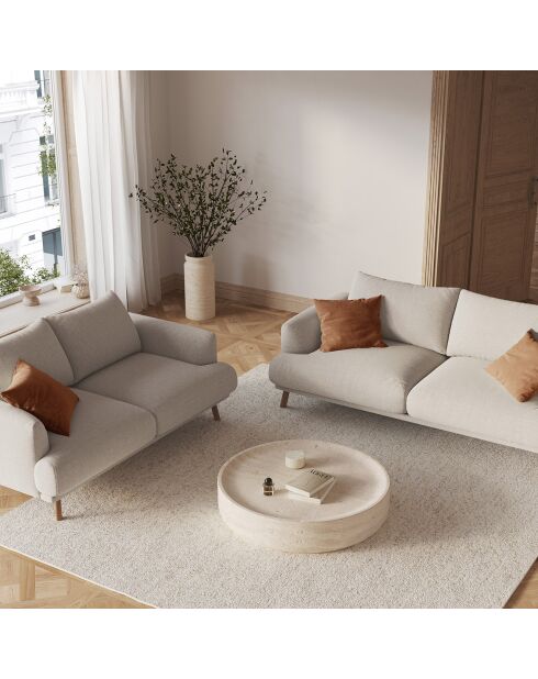Canapé Margot 2 Places beige - 170x95x75 cm
