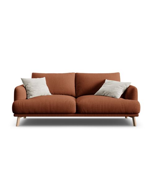 Canapé Margot 2 Places brique - 170x95x75 cm
