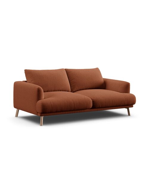 Canapé Margot 2 Places brique - 170x95x75 cm