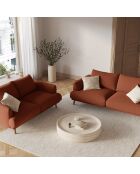 Canapé Margot 2 Places brique - 170x95x75 cm
