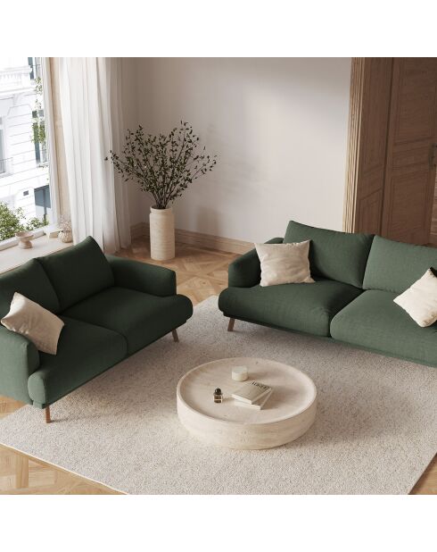 Canapé Margot 2 Places vert mousse - 170x95x75 cm
