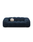 Canapé Velours Lyna 3 Places bleu roi - 212x114x72 cm