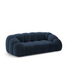 Canapé Velours Lyna 3 Places bleu roi - 212x114x72 cm