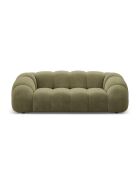 Canapé Velours Lyna 3 Places vert - 212x114x72 cm