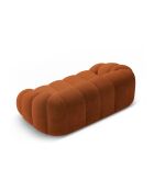 Canapé Velours Lyna 3 Places terracotta - 212x114x72 cm
