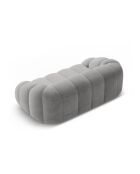 Canapé Velours Lyna 3 Places gris - 212x114x72 cm