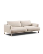 Canapé Margot 3 Places beige - 200x95x75 cm