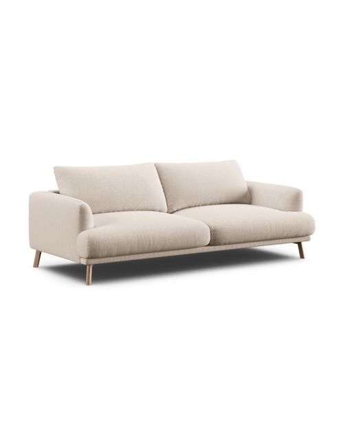 Canapé Margot 3 Places beige - 200x95x75 cm