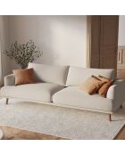 Canapé Margot 3 Places beige - 200x95x75 cm