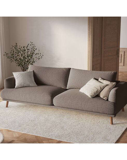 Canapé Margot 3 Places cappuccino - 200x95x75 cm
