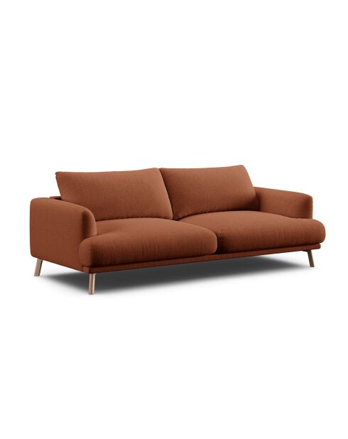 Canapé Margot 3 Places brique - 200x95x75 cm