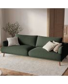 Canapé Margot 3 Places vert mousse - 200x95x75 cm