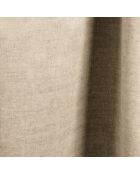 Canapé Velours Convertible Avec Coffre Adriana 3 Places beige clair - 253x108x94 cm