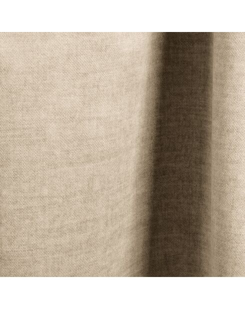 Canapé Velours Convertible Avec Coffre Adriana 3 Places beige clair - 253x108x94 cm