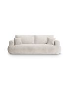 Canapé Convertible Avec Coffre Adriana 3 Places beige - 253x108x94 cm