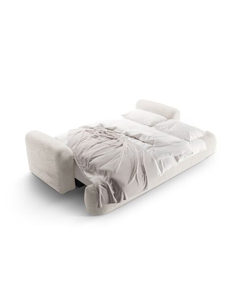 Canapé Convertible Avec Coffre Adriana 3 Places beige - 253x108x94 cm