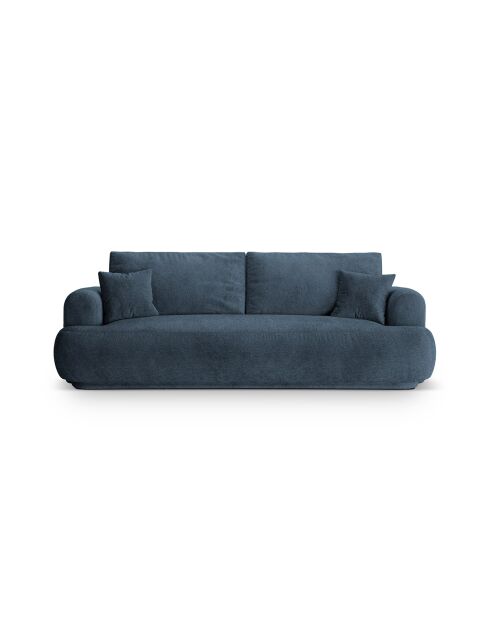 Canapé Convertible Avec Coffre Adriana 3 Places bleu foncé - 253x108x94 cm
